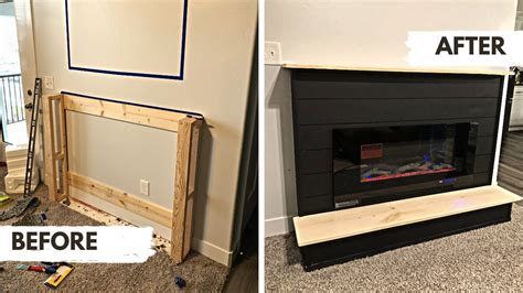 how to build an electric fireplace enclosure|electric fireplace insert surround ideas.